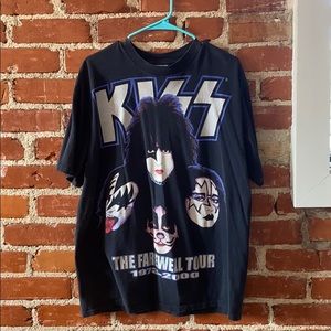 Vintage KISS tour shirt 1973-2000